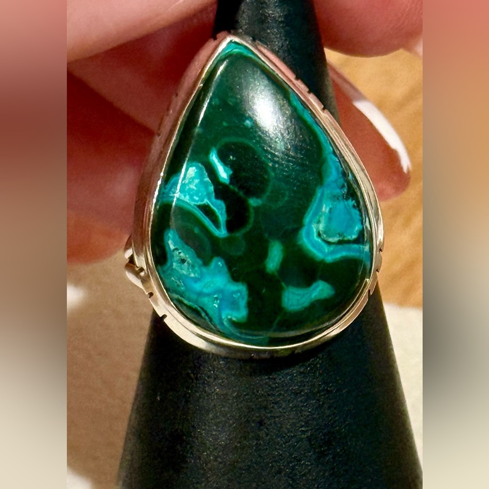 Azurite Malachite Ring